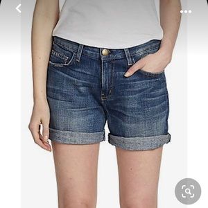 Current/Elliott Rolled Boyfriend Shorts 28